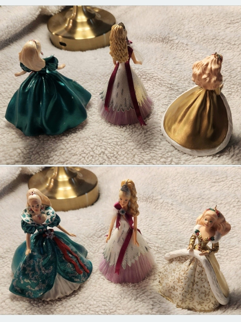 Hallmark Keepsake Holiday Barbie Ornaments 1994, 1995, 1996